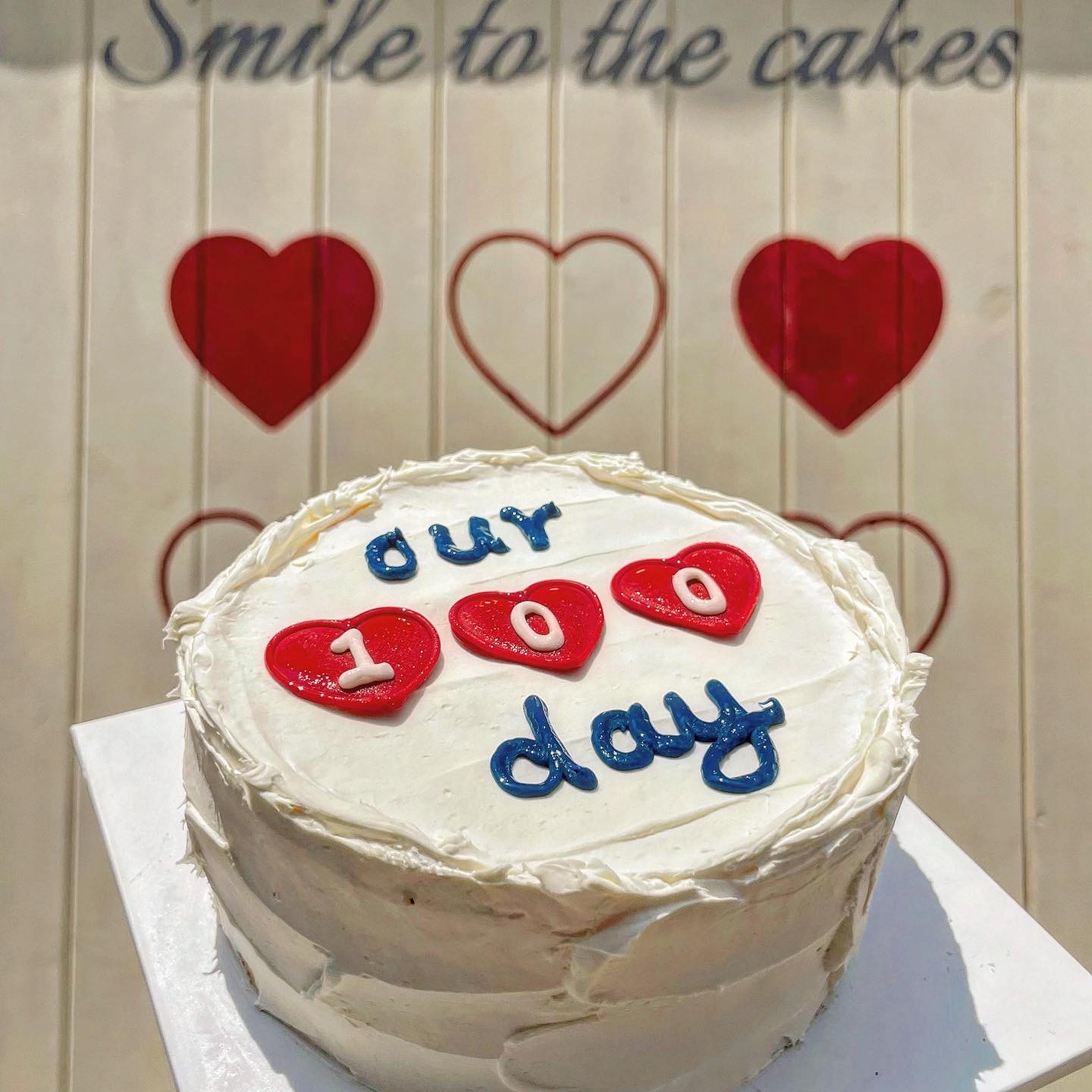[미니] 트리플 하트 아이싱 cake