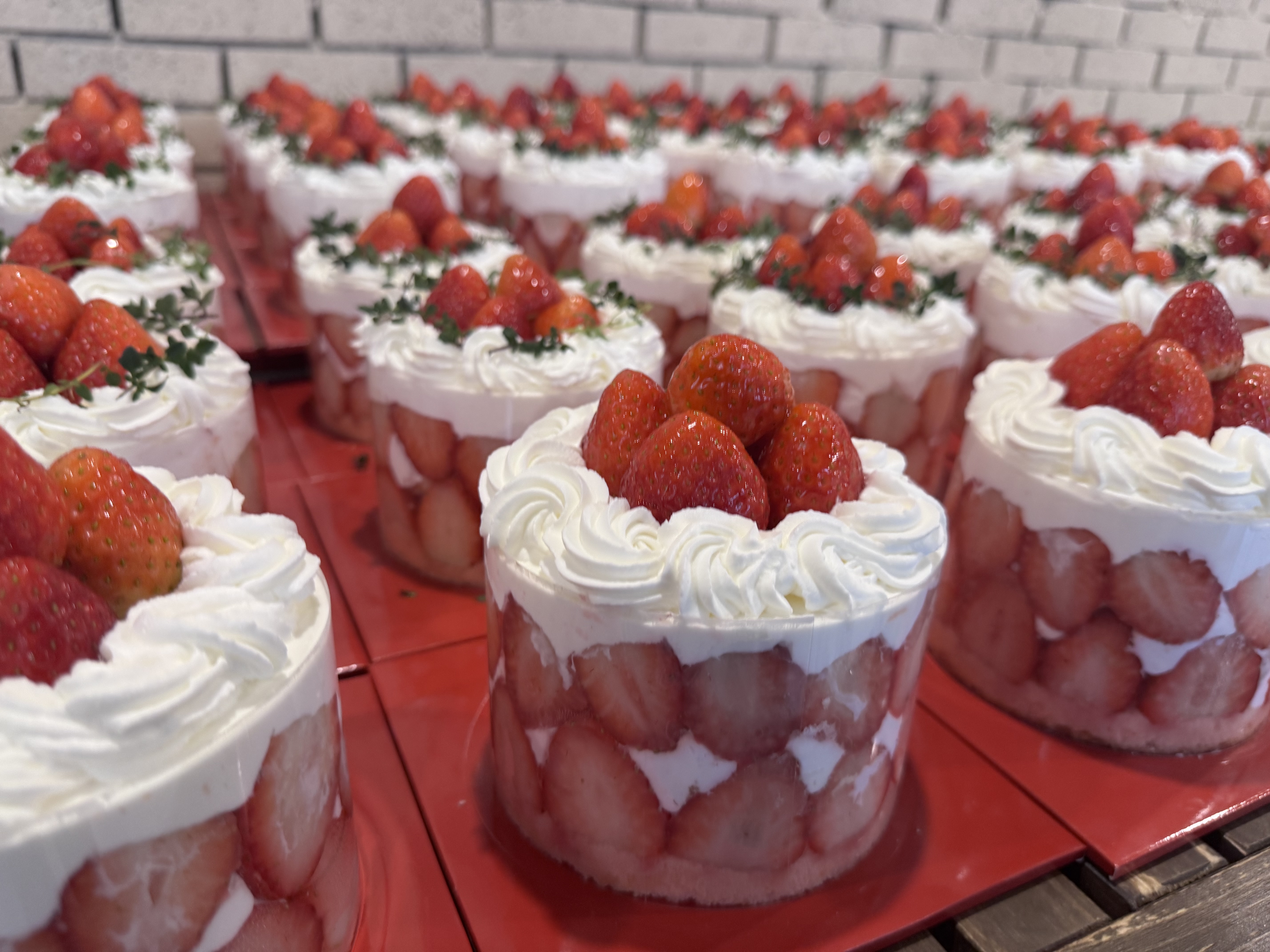 [한판cake] 순우유 딸기 케이크